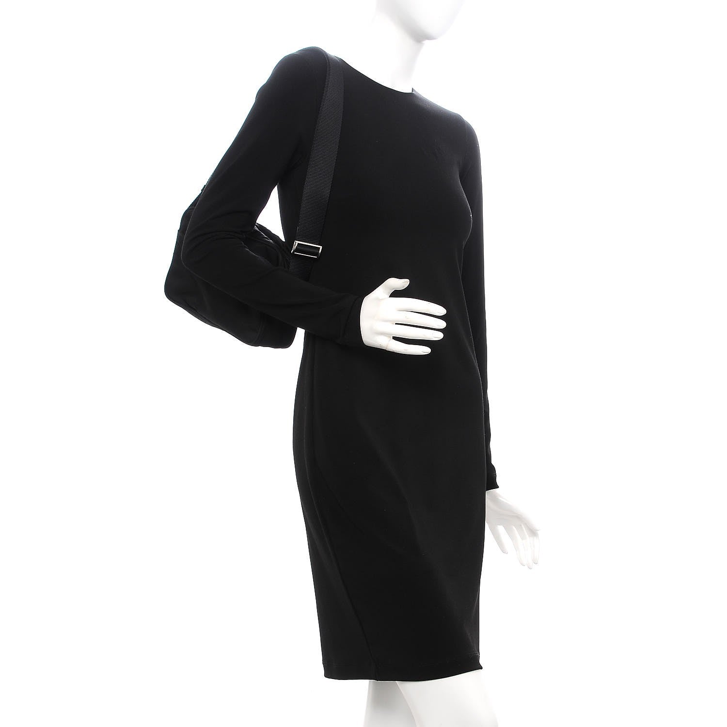 Prada Nylon Vela Messenger Bag Black 2 of 7