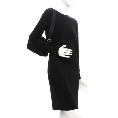 Prada Nylon Vela Messenger Bag Black 2 of 7