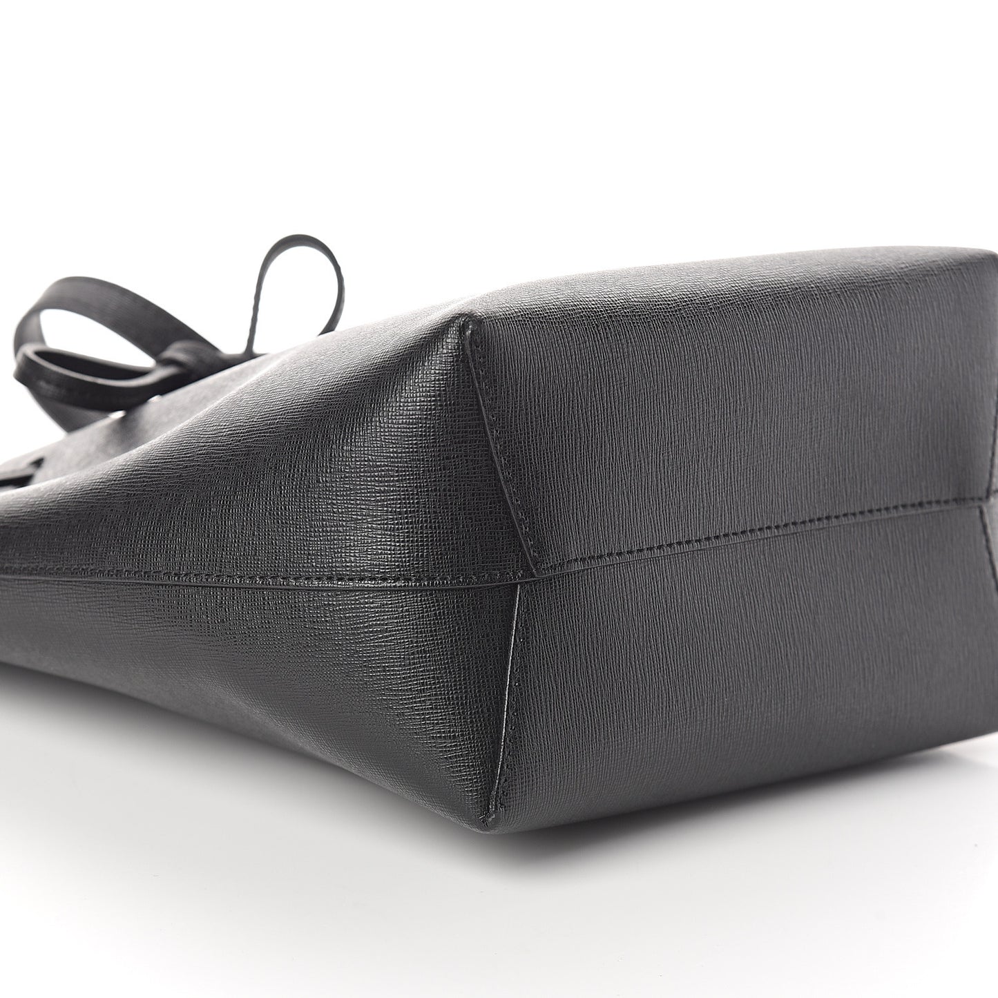 Saffiano Mini Bucket Bag Black