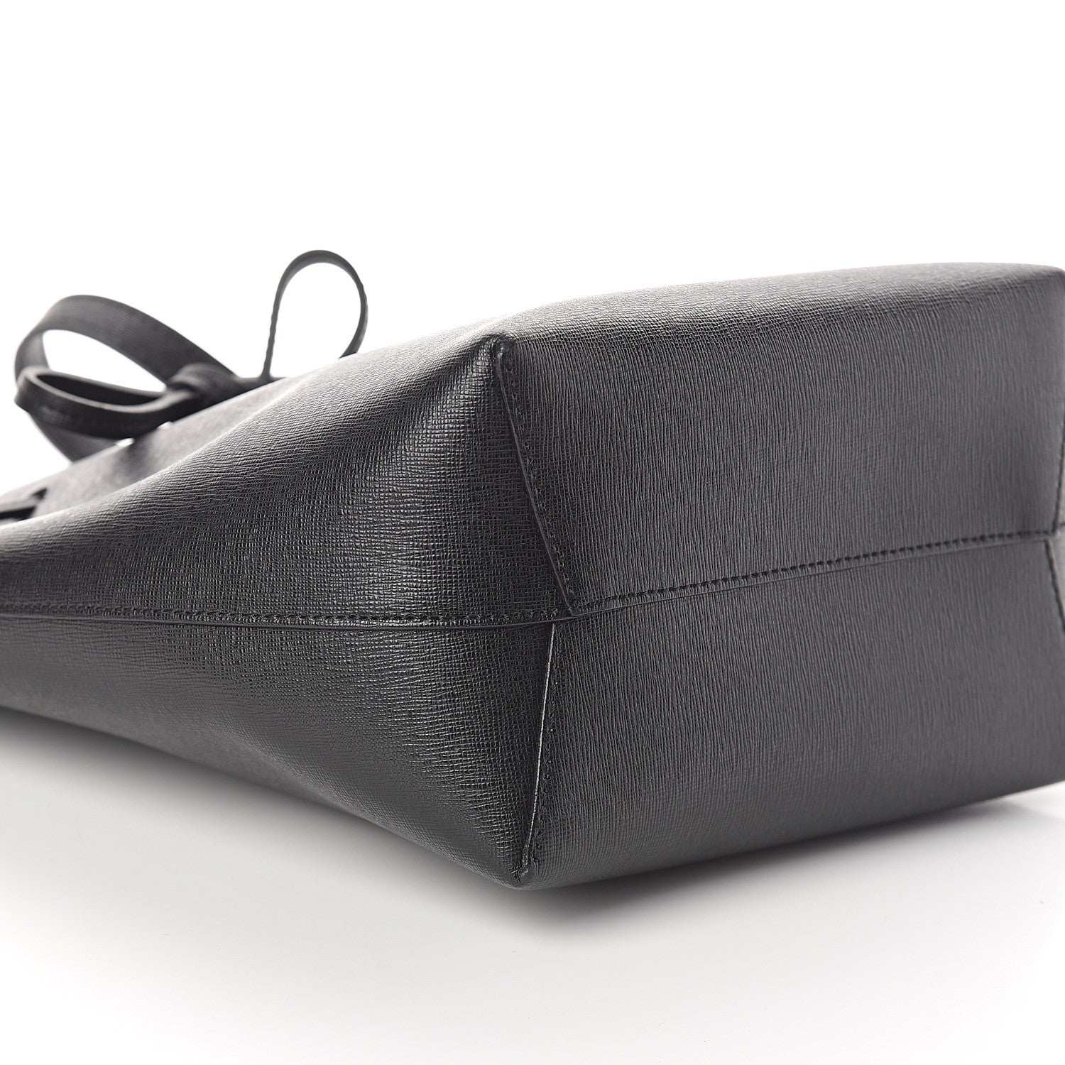 Mansur Gavriel Saffiano Mini Bucket Bag Black 7 of 8