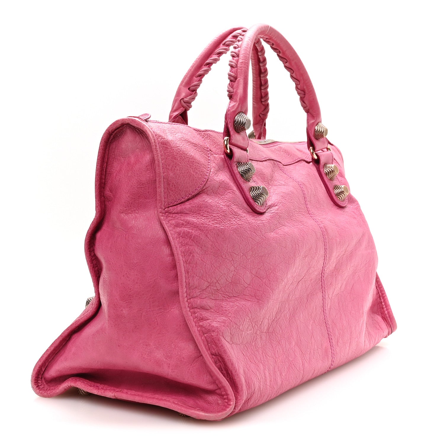 Balenciaga Agneau Giant 21 Rose Gold Hardware Work Cyclamen Fucsia 4 of 11