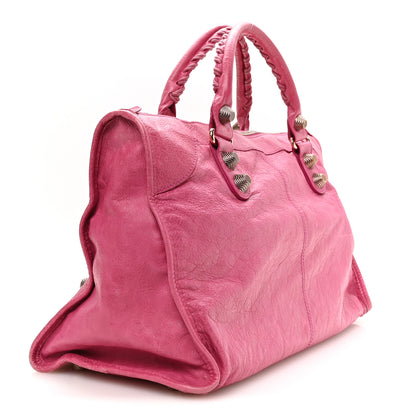 Balenciaga Agneau Giant 21 Rose Gold Hardware Work Cyclamen Fucsia 4 of 11