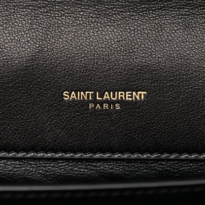 Saint Laurent Lambskin Quilted Mini Gaby Satchel Black 6 of 13