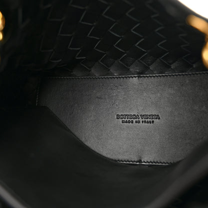 Bottega Veneta Nappa Intrecciato Small Andiamo With Chain Shoulder Bag Black 10 of 11