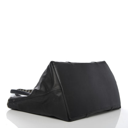 Bottega Veneta Nappa Nylon Medium Reversible Butterfly Shoulder Bag Black Cement 7 of 18