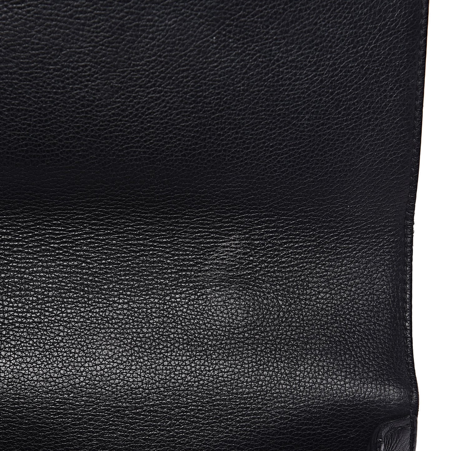 Caviar Quilted Large Studded Flap Black