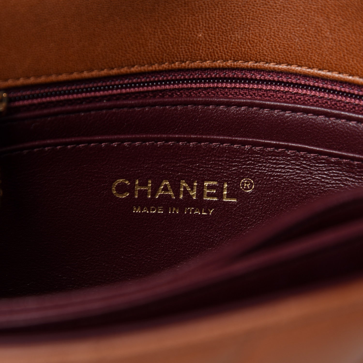 Chanel Lambskin Quilted Jumbo Coco Vintage Flap Brown 11 of 13