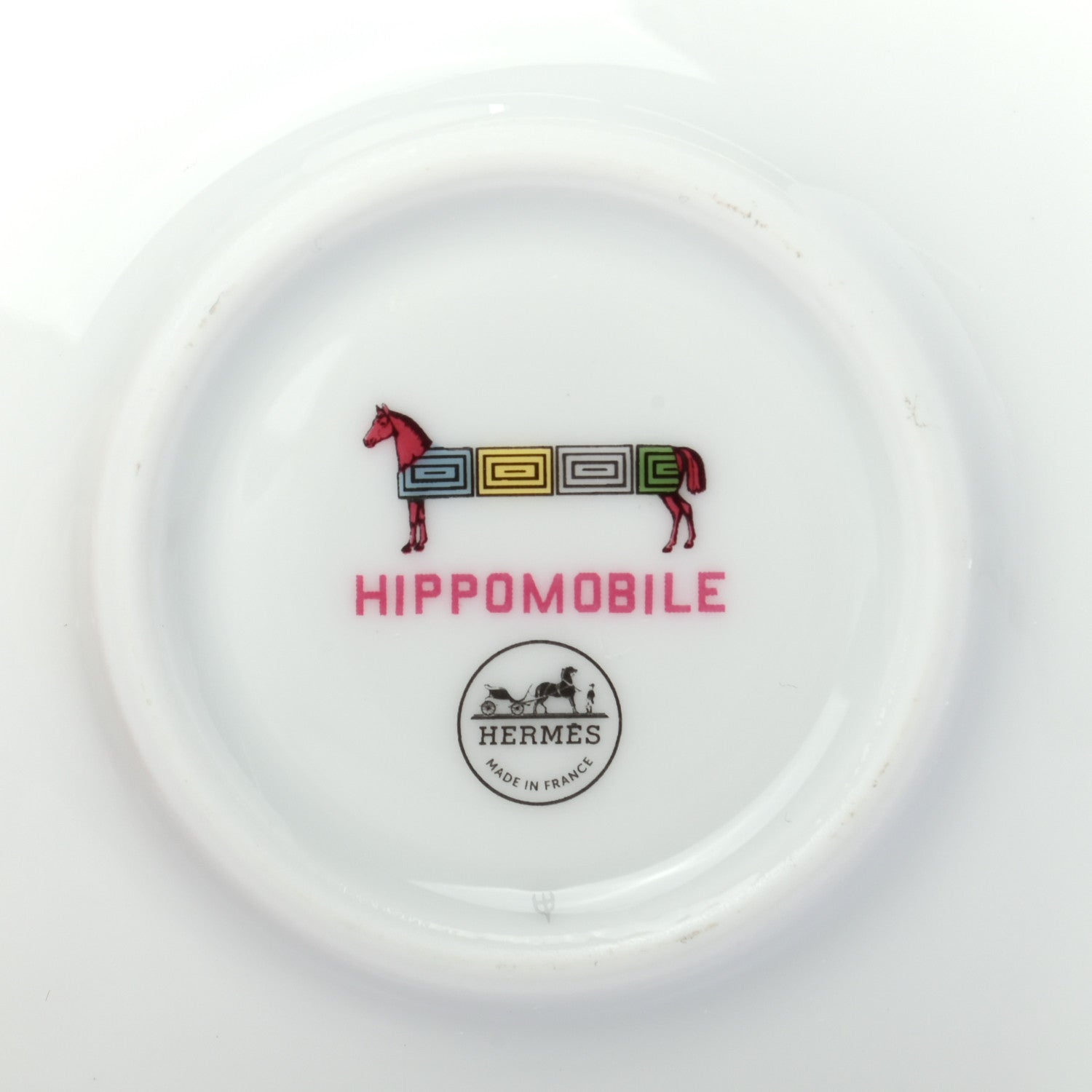 Hermes Porcelain Hippomobile Coffee Cup And Saucer Set Of 2 6 of 9
