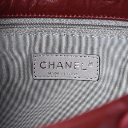Chanel Calfskin Medium Ultra Stitch Flap Dark Red 6 of 9
