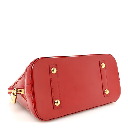 Louis Vuitton Vernis Alma PM Pomme D'Amour 4 of 9