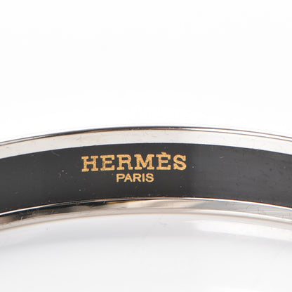 Hermes Enamel Printed Narrow Balcons Du Guadalquivir Bracelet 70 4 of 5
