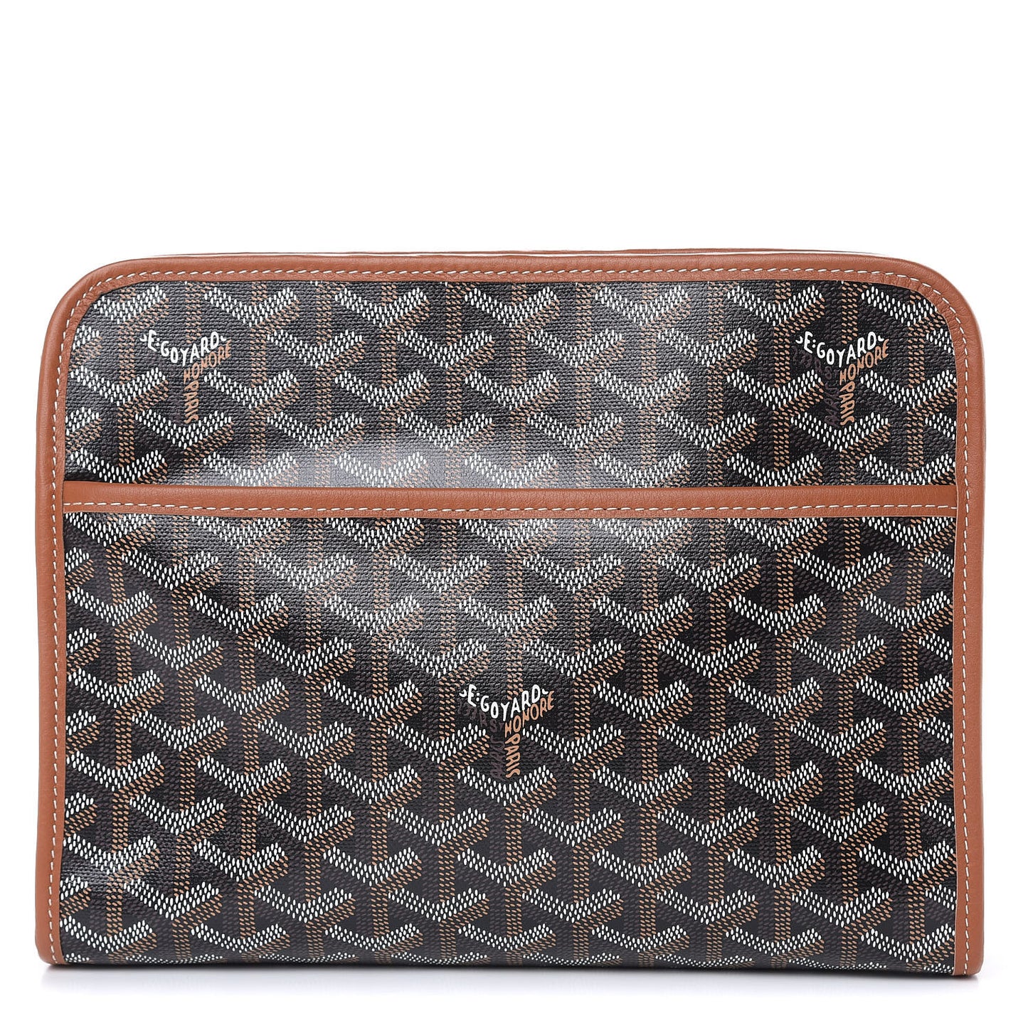 Goyardine Jouvence MM Toiletry Pouch Black Gold
