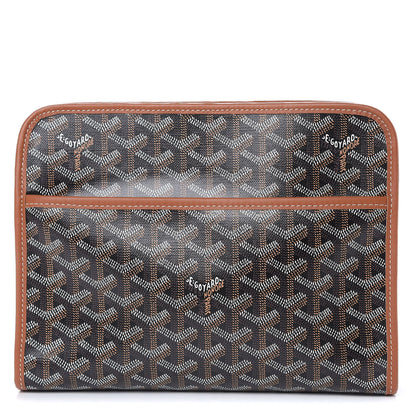 Goyard Goyardine Jouvence MM Toiletry Pouch Black Gold 1 of 8