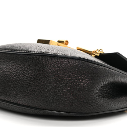 Chloe Grained Lambskin Nano Drew Shoulder Bag Black 9 of 11