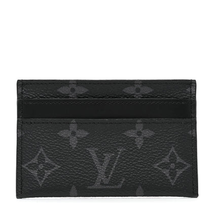 Louis Vuitton Monogram Eclipse Porte-Cartes Double Card Holder 1 of 9