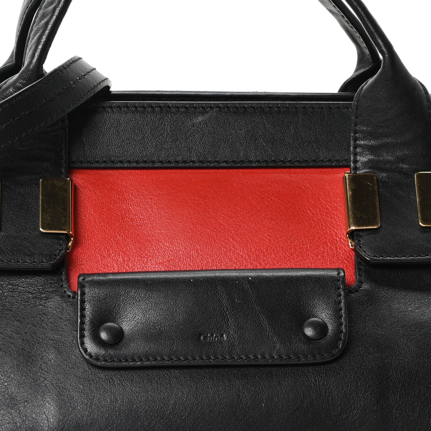 Calfskin Alice Satchel Holly Berry