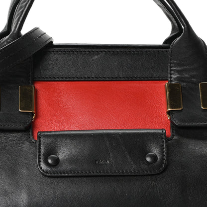 Chloe Calfskin Alice Satchel Holly Berry 8 of 10