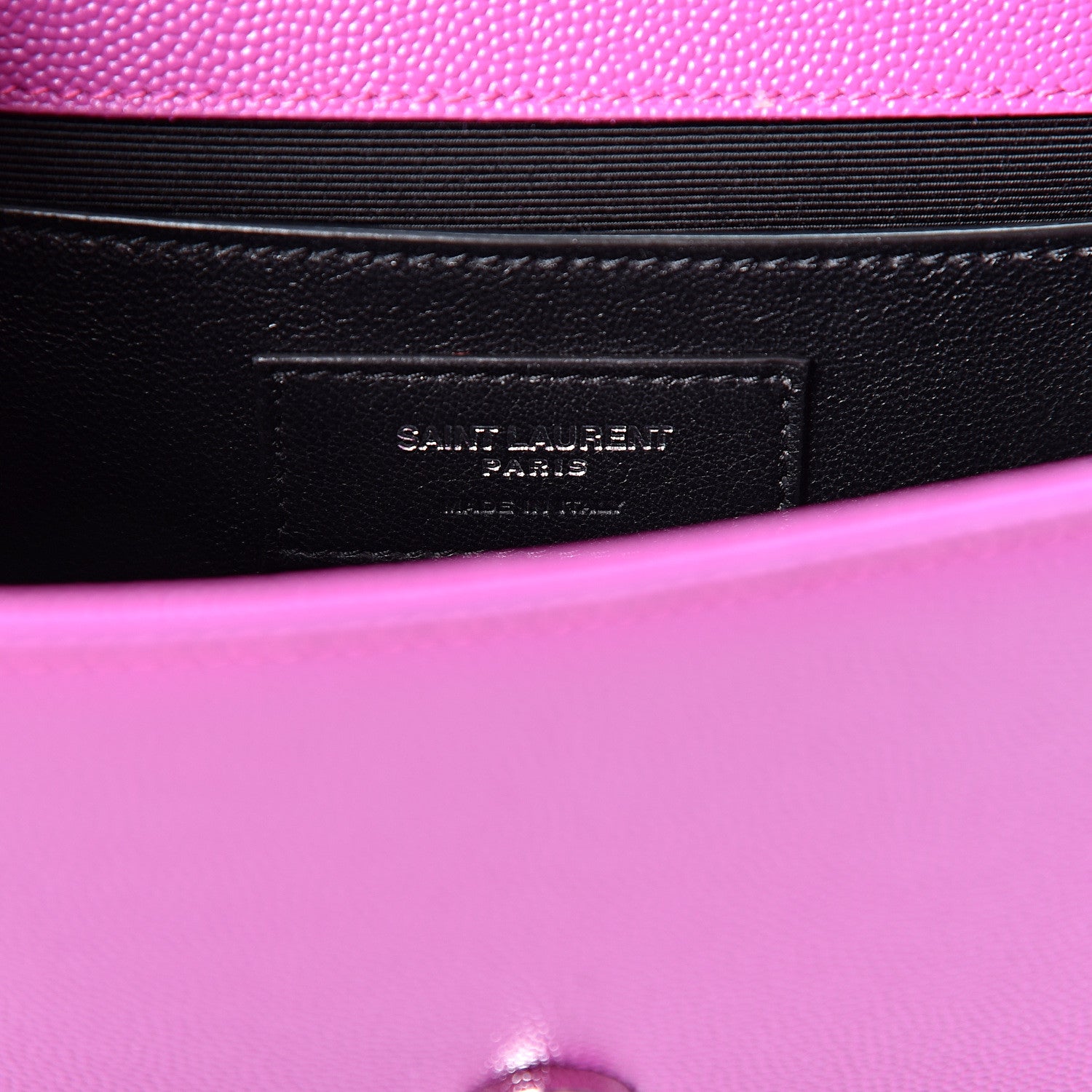 Saint Laurent Grain De Poudre Small Classic Monogram Kate Satchel Light Fuchsia 8 of 9