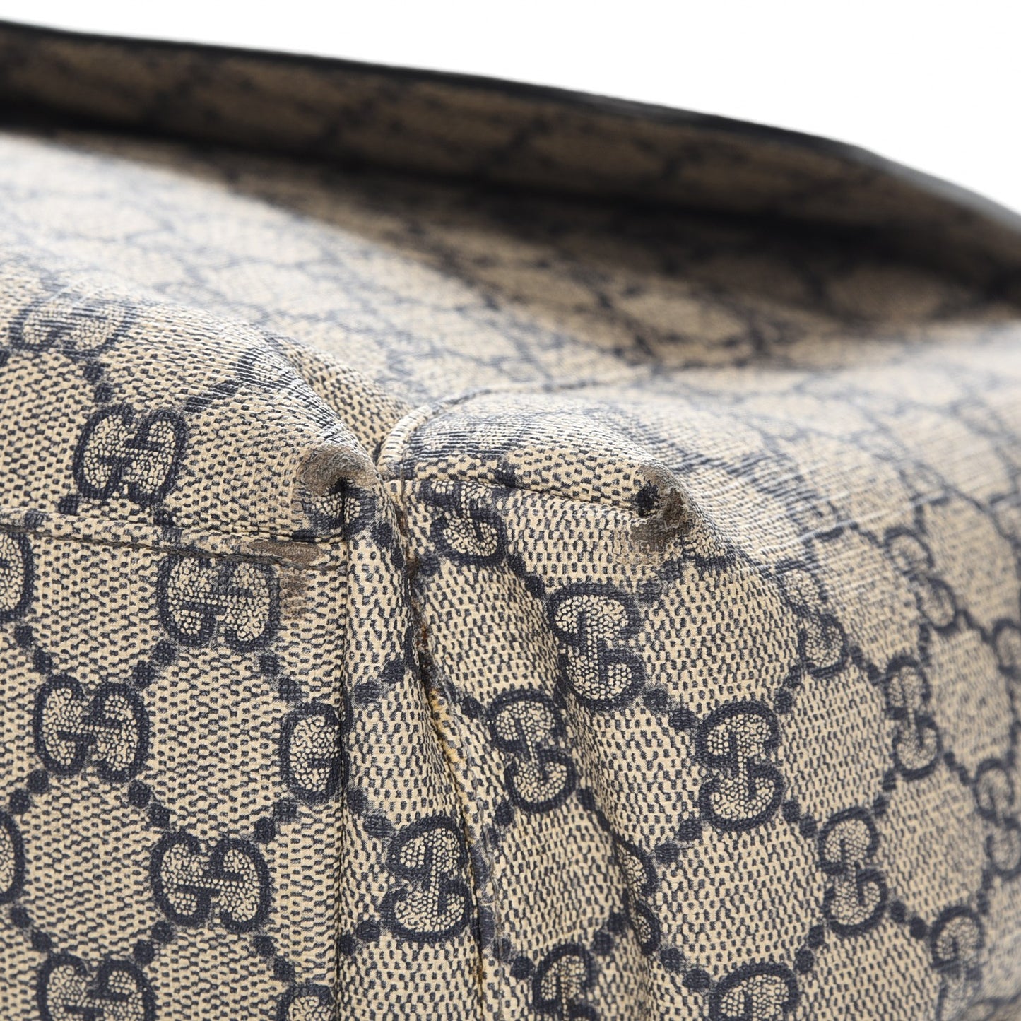 GG Plus Monogram Messenger Diaper Bag Navy