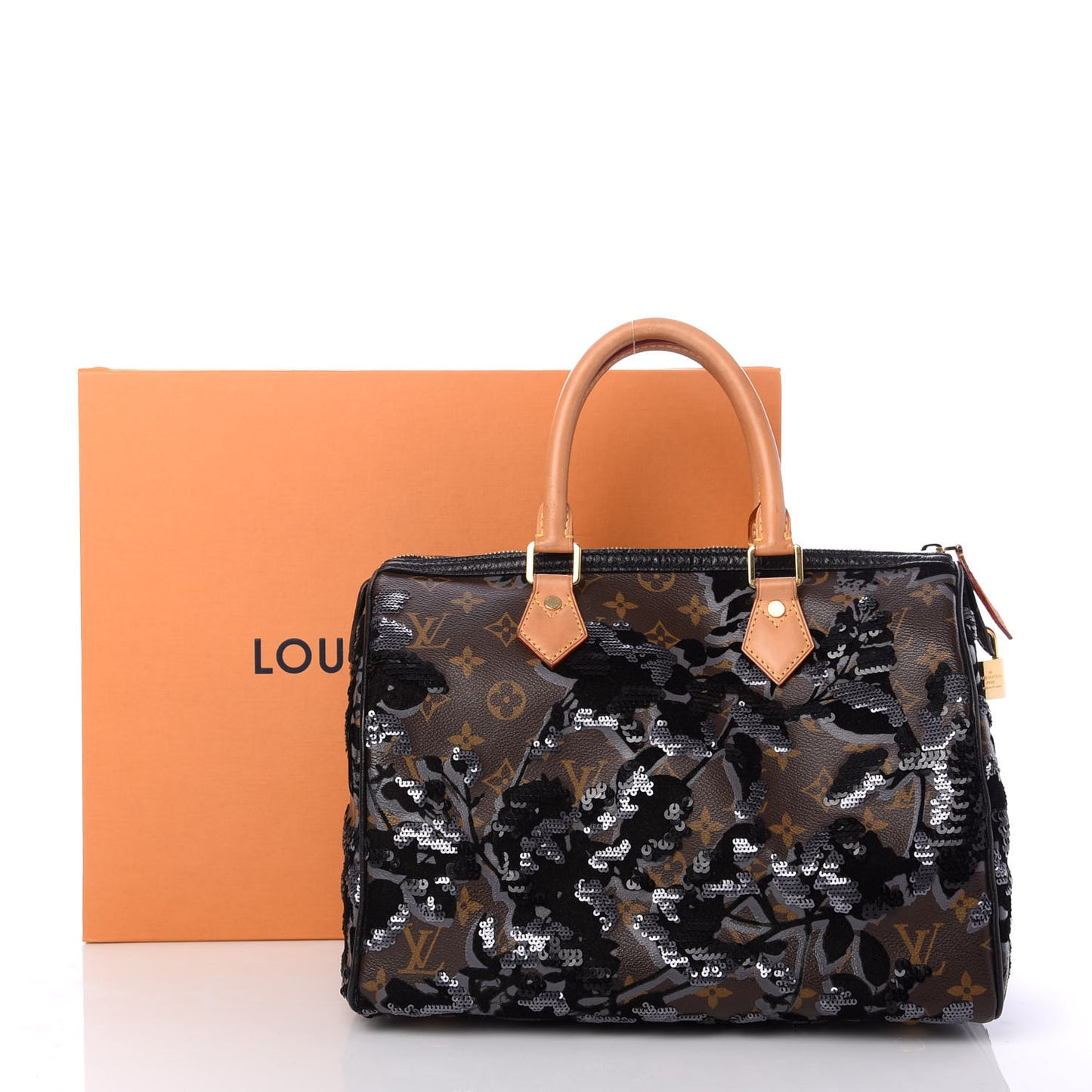 Monogram Fleur De Jais Sequins Speedy 30