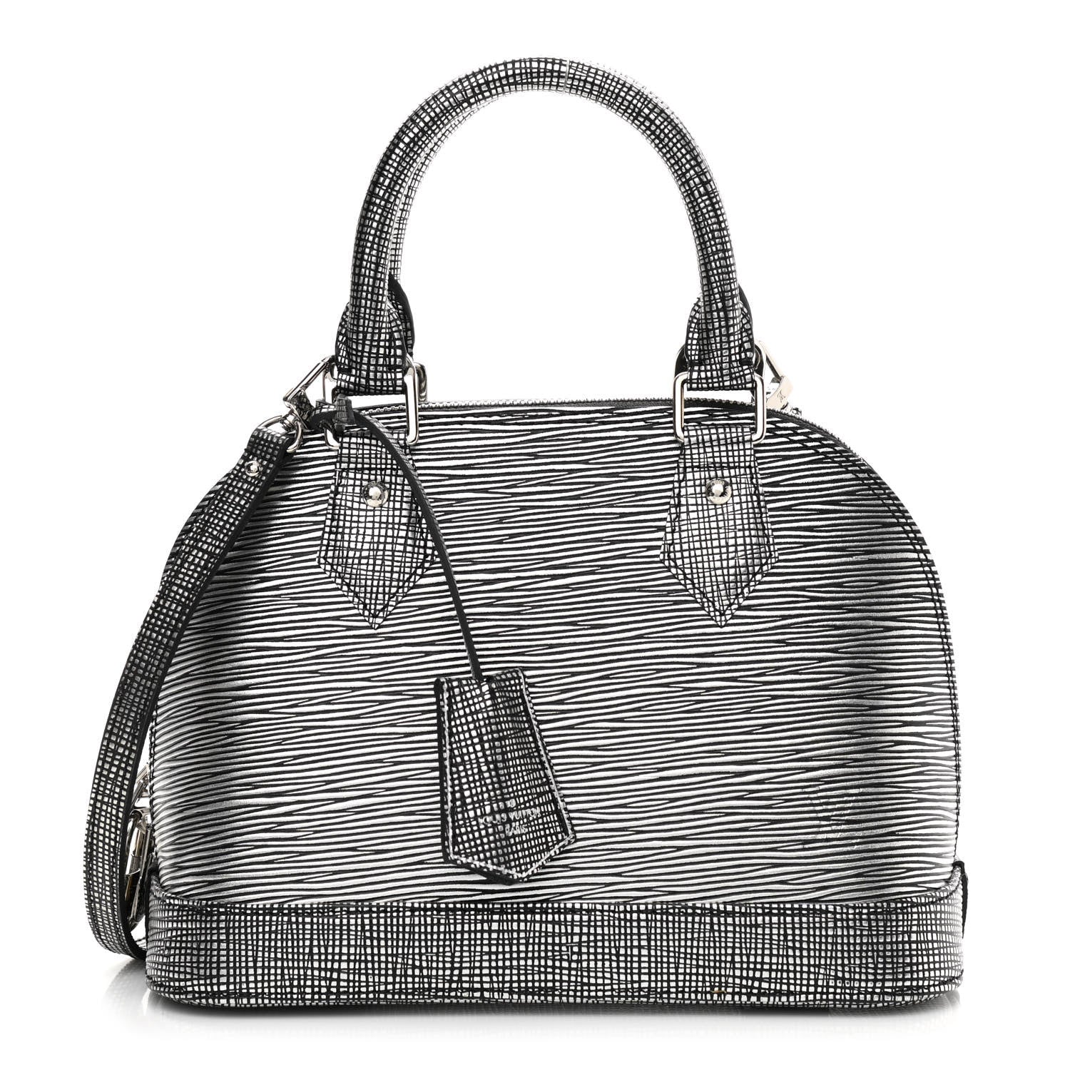 Louis Vuitton Epi Alma BB Platine 1 of 9