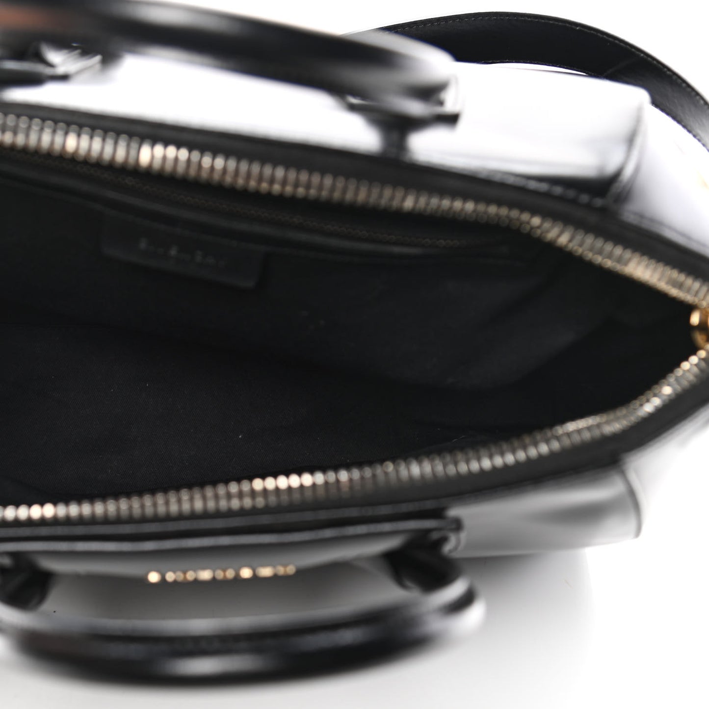 Shiny Lord Calfskin Medium Antigona Black