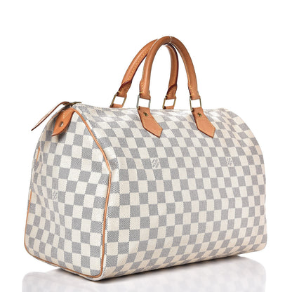 Louis Vuitton Damier Azur Speedy 35 4 of 10