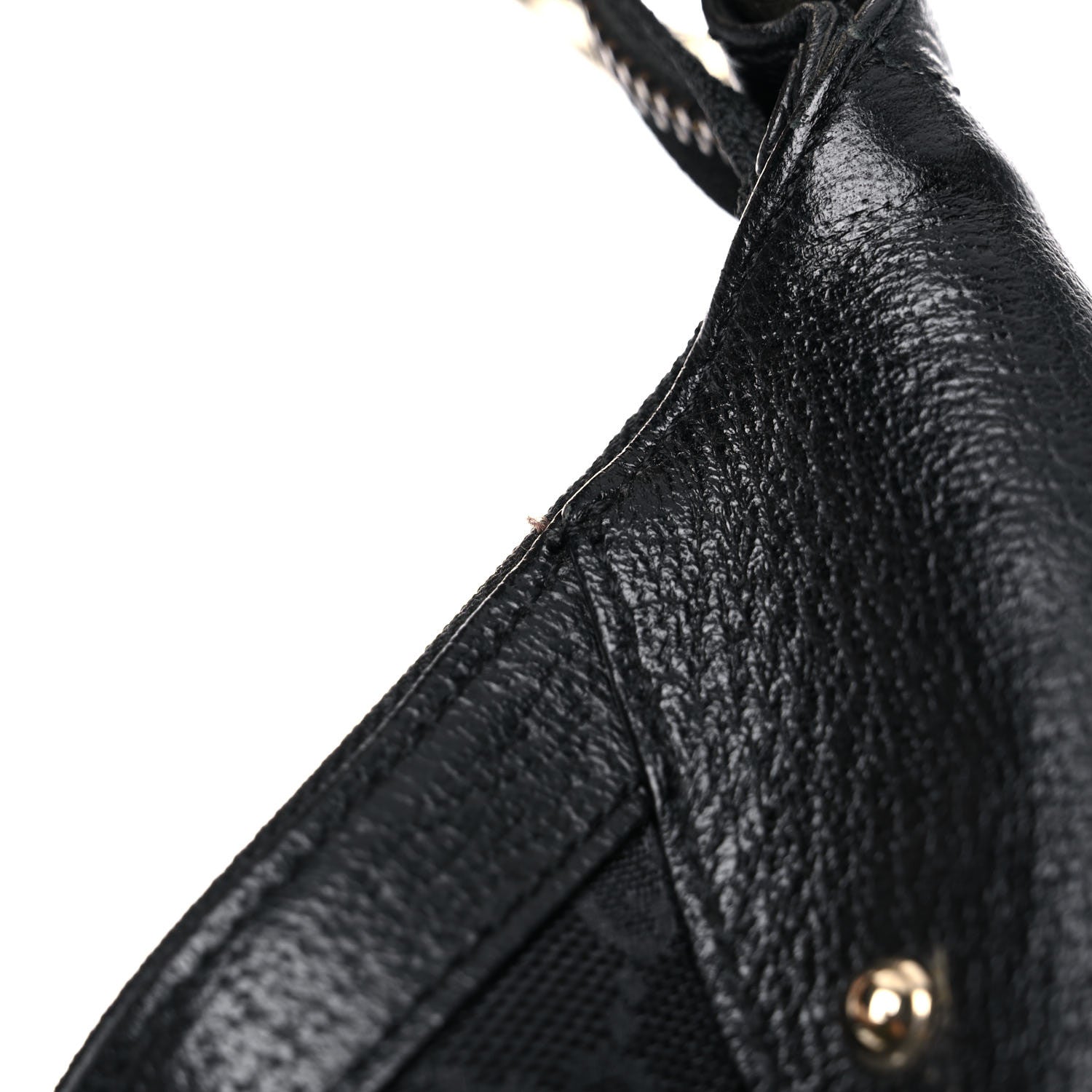 Gucci Monogram Web Bamboo Ring Hobo Black 18 of 18