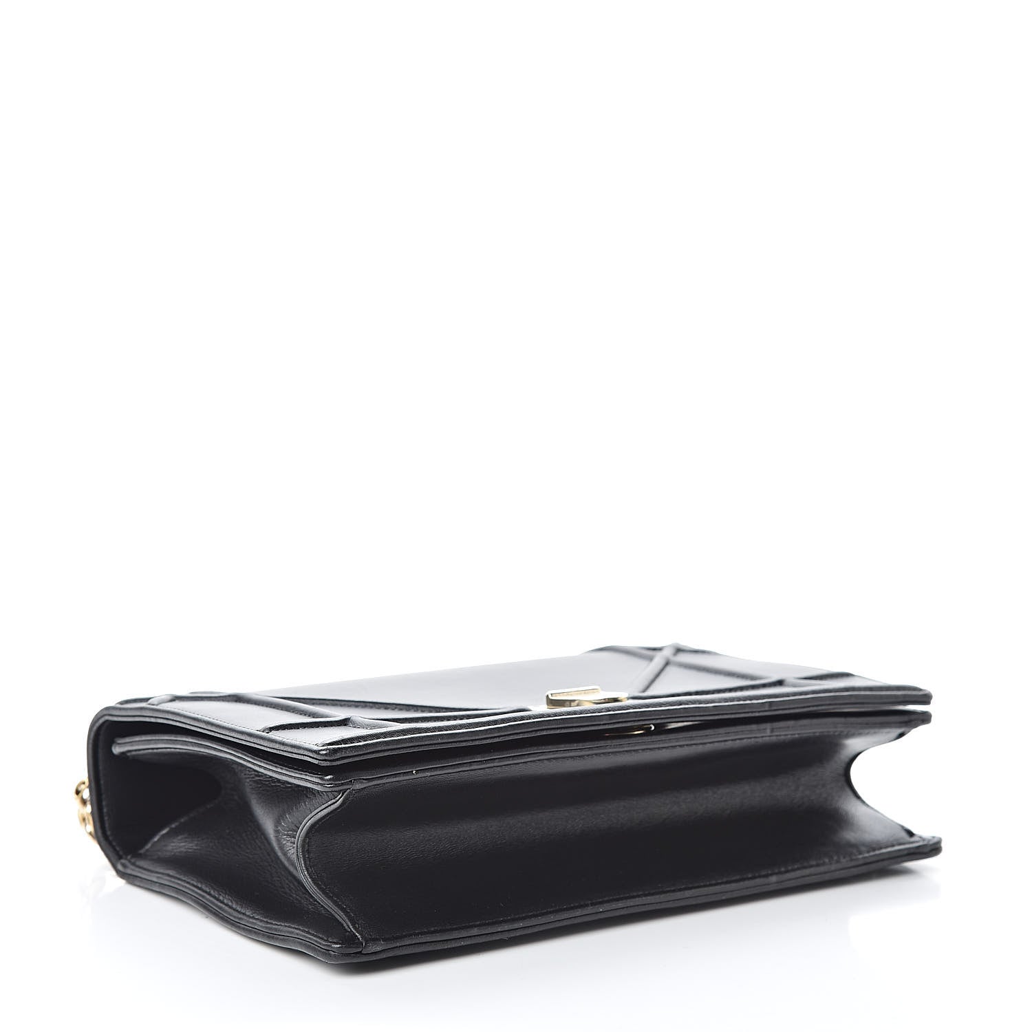 Christian Dior Lambskin Medium Diorama Flap Bag Black 4 of 15