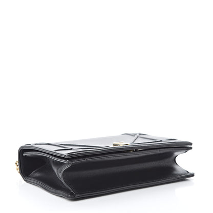 Christian Dior Lambskin Medium Diorama Flap Bag Black 4 of 15
