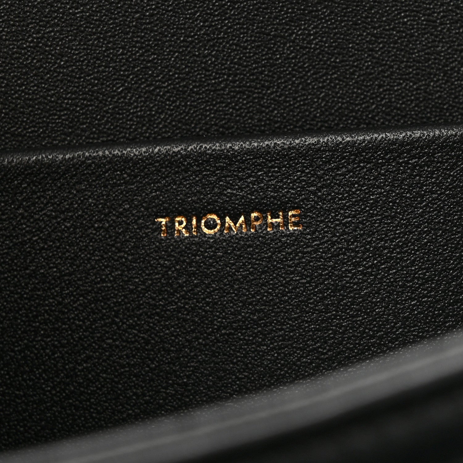 Celine Shiny Calfskin Medium Triomphe Black 8 of 15