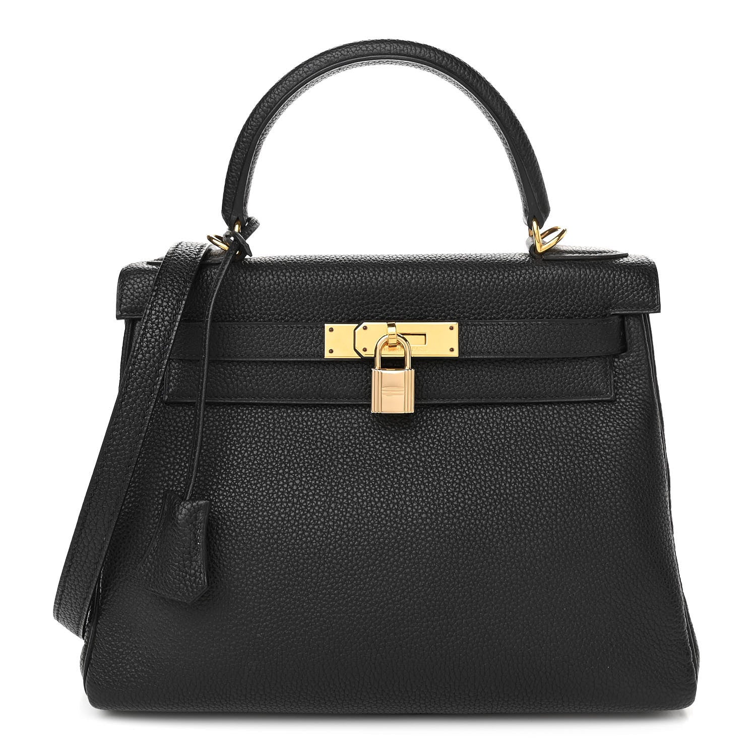 Hermes Togo Kelly Retourne 28 Black 1 of 13