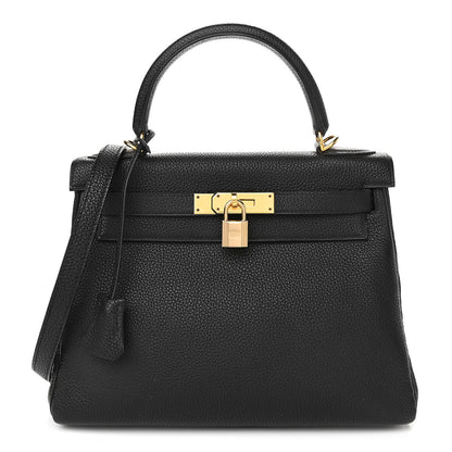 Hermes Togo Kelly Retourne 28 Black 1 of 13