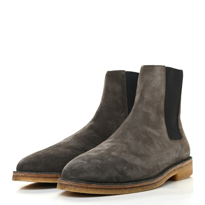 Saint Laurent Suede Mens Nevada Chelsea Boots 45 Bronze 3 of 7