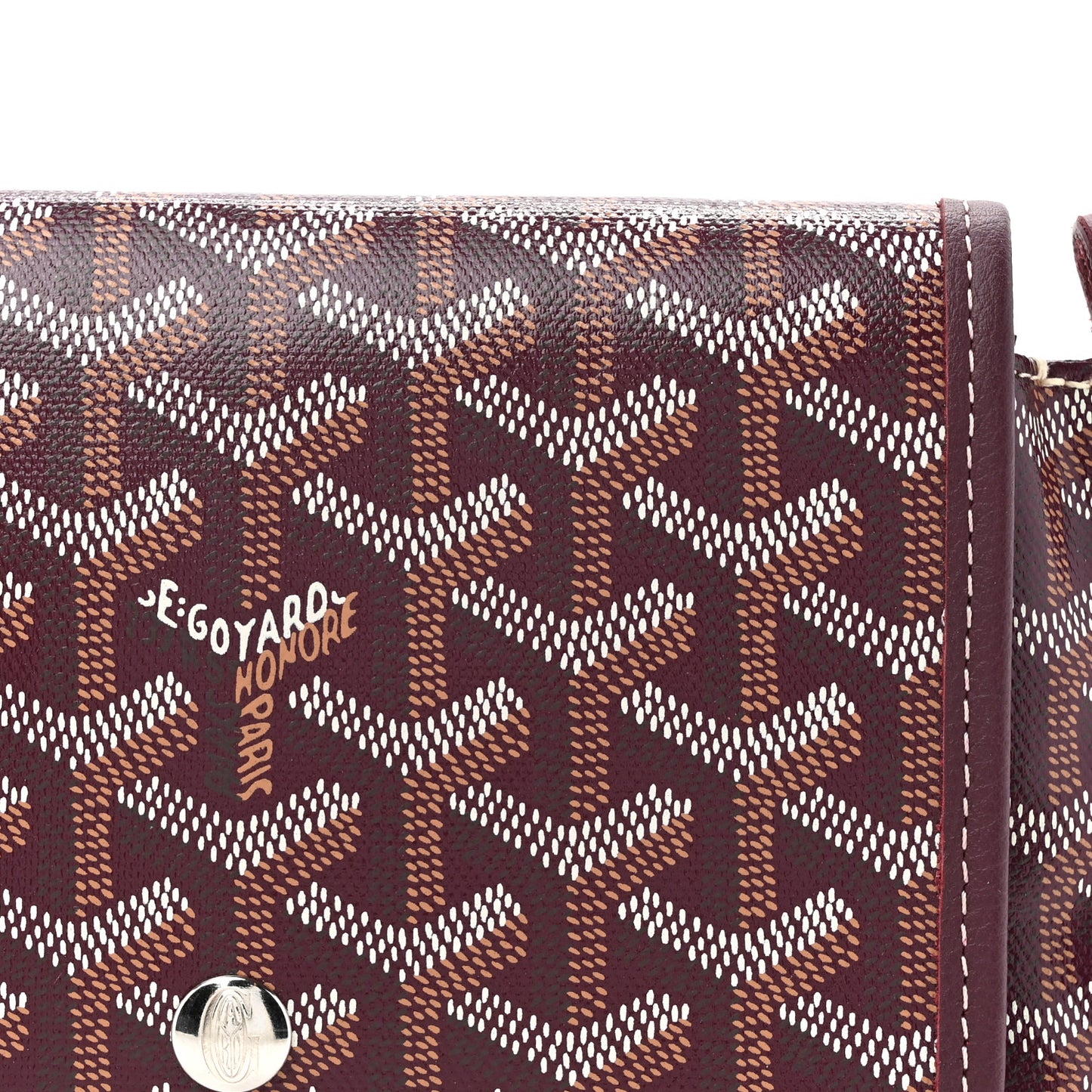 Goyardine Plumet Wallet Clutch Burgundy