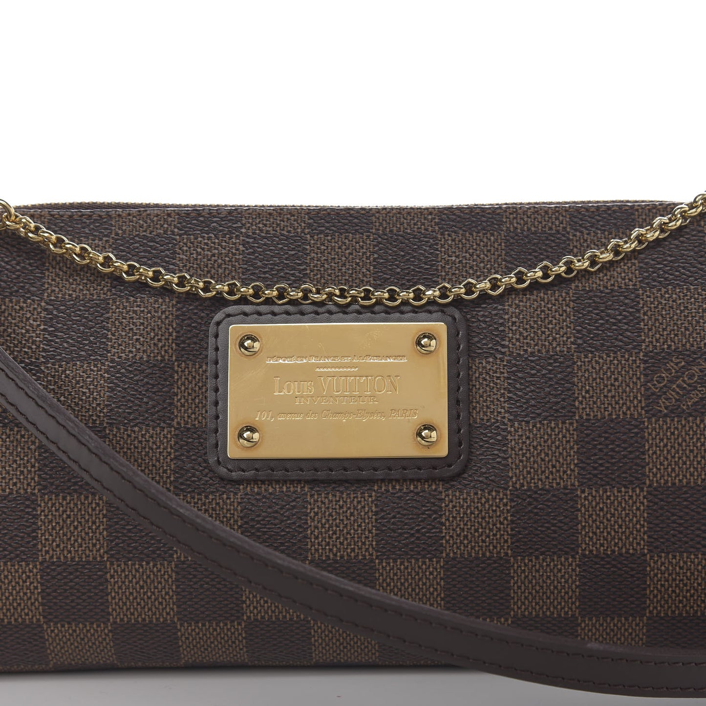 Damier Ebene Eva Clutch