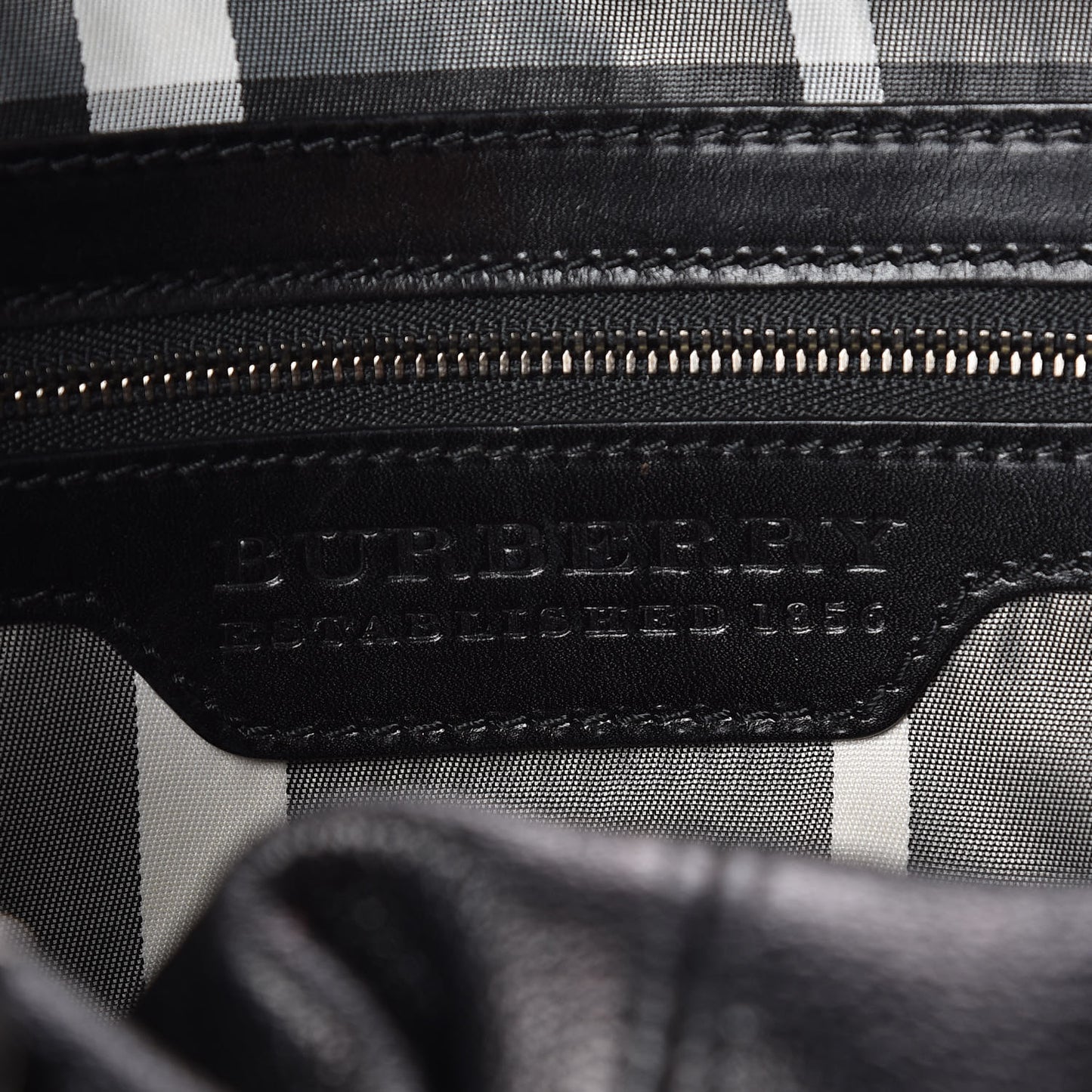 Grainy Calfskin Tote Black