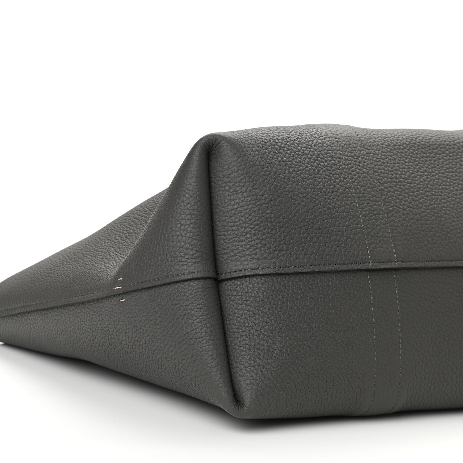 Moynat Taurillon Gex Calfskin Duo Reversible Tote Greige Zinc 9 of 10
