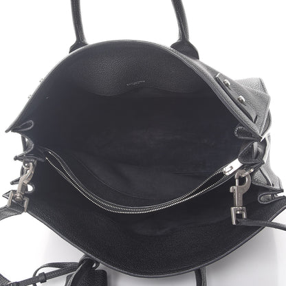 Saint Laurent Grained Calfskin Medium Supple Sac De Jour Black 5 of 8