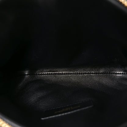 Saint Laurent Lambskin Quilted Gaby Zipped Pouch Black 5 of 10