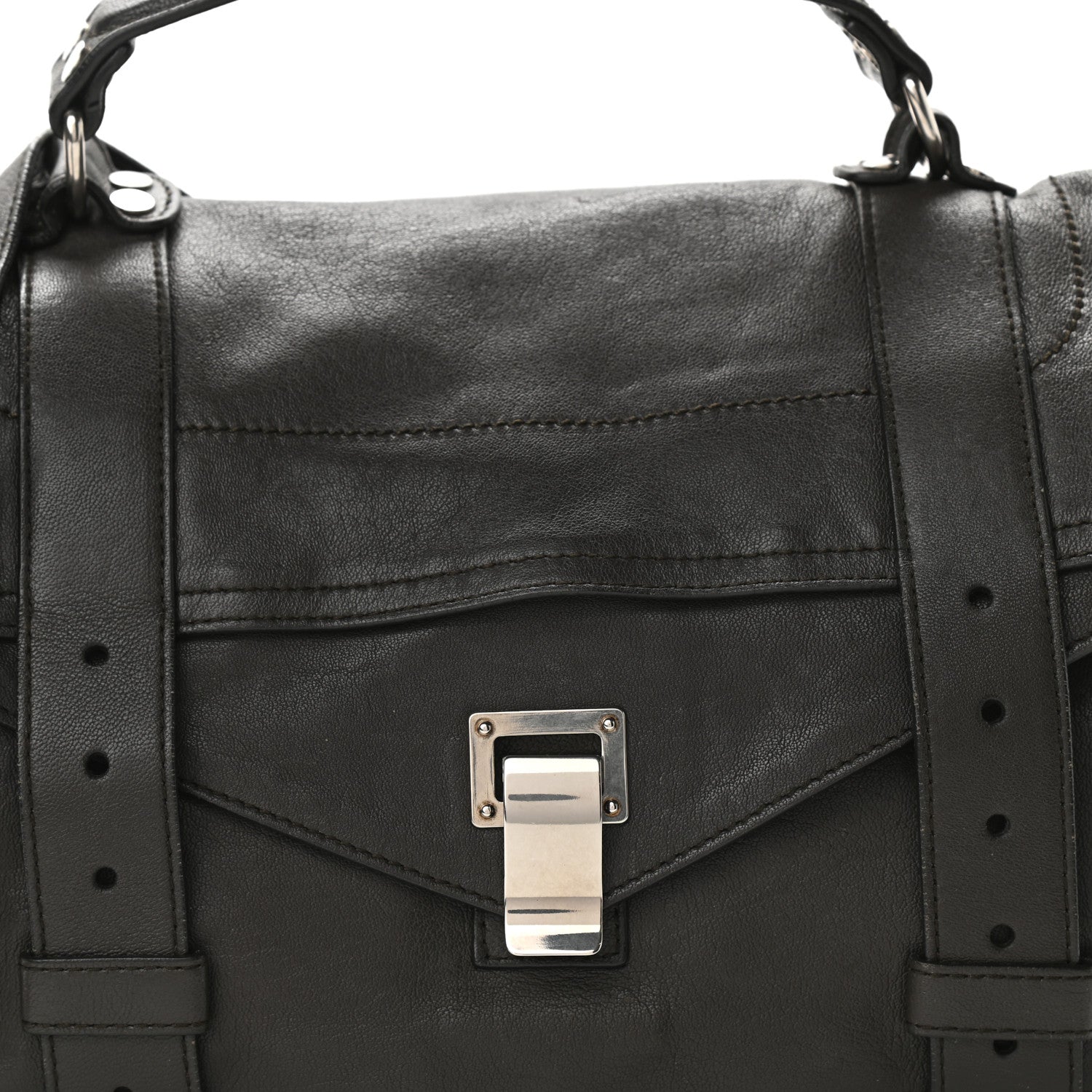 Proenza Schouler Lambskin Medium PS1 Satchel Dark Chocolate 7 of 12