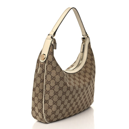Gucci GG Monogram Medium Charmy Hobo Off White 2 of 6