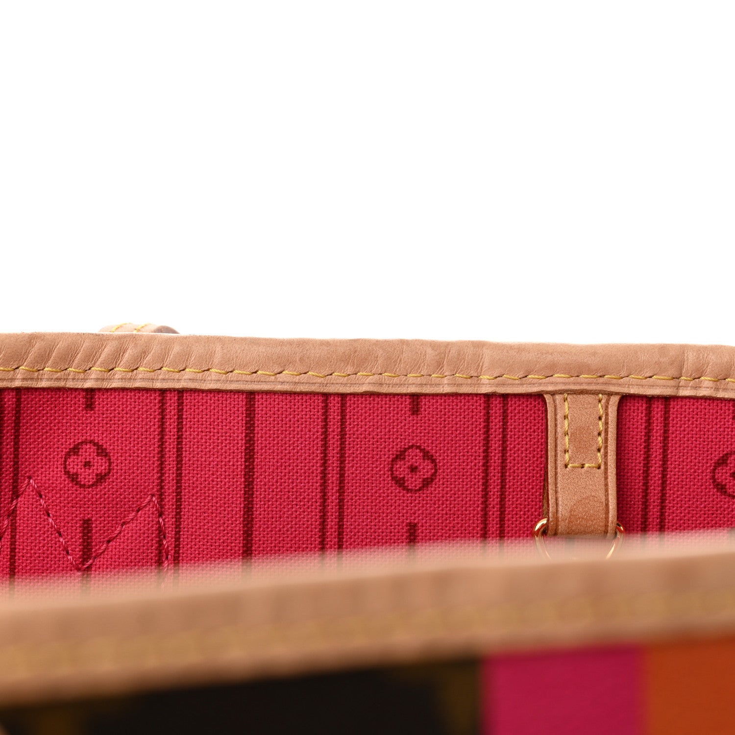 Louis Vuitton Monogram My LV Heritage Neverfull MM Fuchsia Orange 14 of 14
