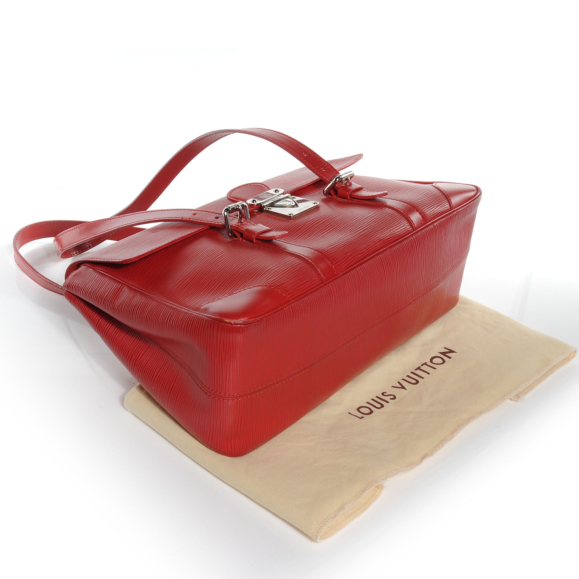 Louis Vuitton Epi Segur MM Red 4 of 7