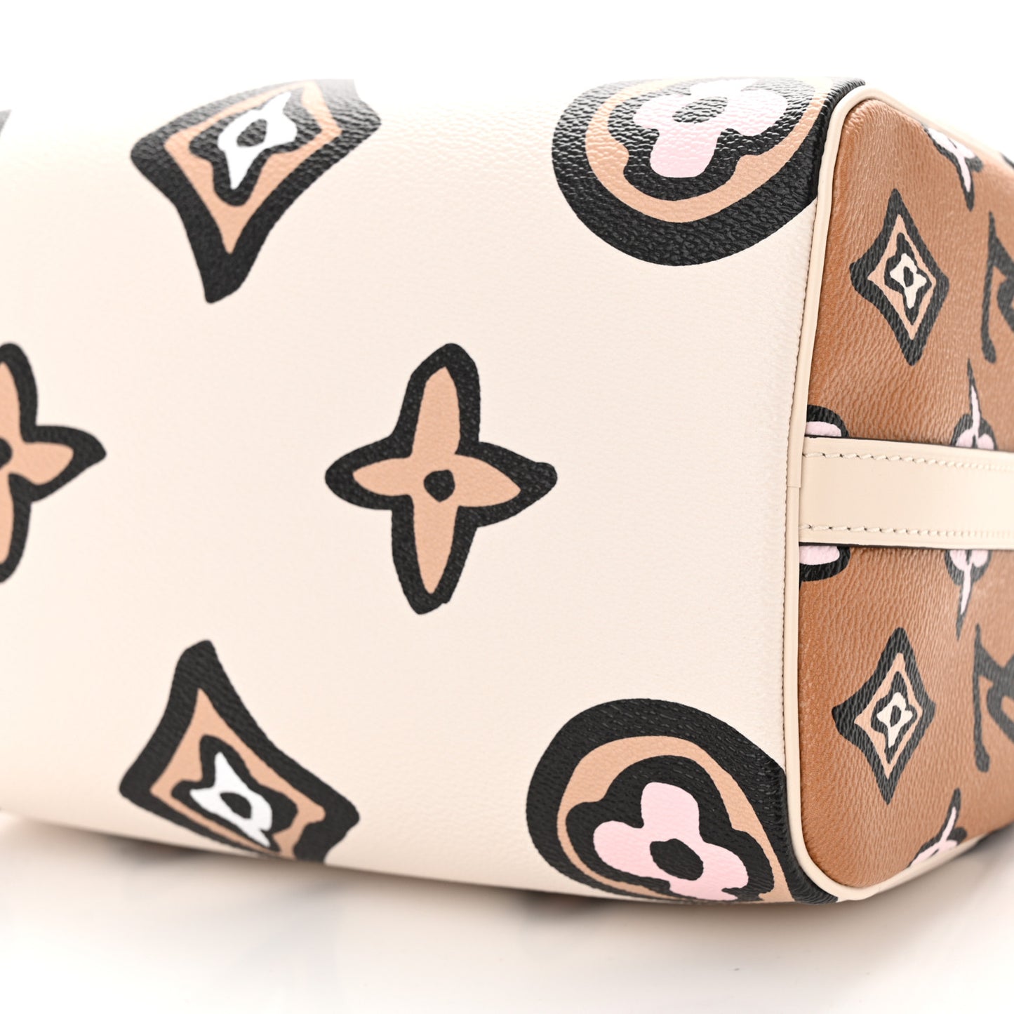 Monogram Giant Wild At Heart Speedy Bandouliere 25 Creme