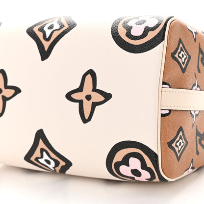 Louis Vuitton Monogram Giant Wild At Heart Speedy Bandouliere 25 Creme 10 of 10