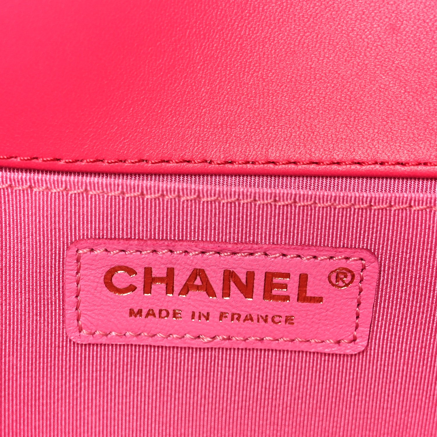 Chanel Lambskin Quilted Medium Boy Flap Fuchsia 6 of 10