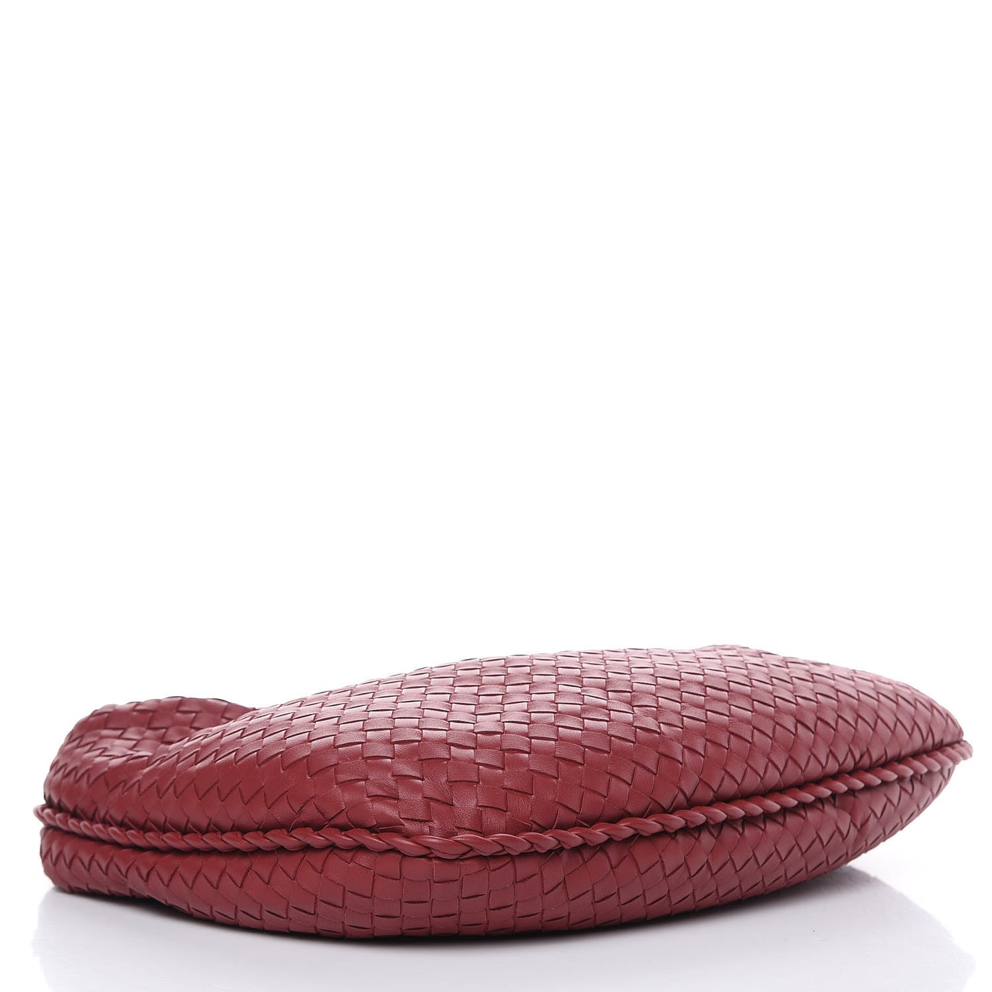 Nappa Intrecciato Medium Veneta Hobo Bordeaux