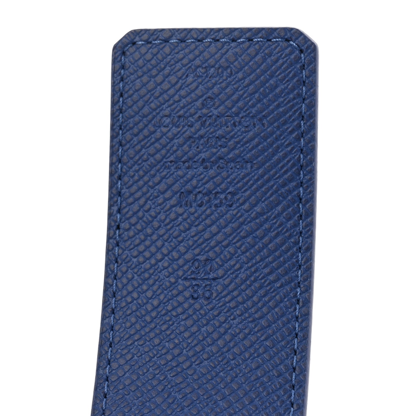 Monogram Taigarama 40mm Reversible LV Initiales Belt 90 36 Cobalt Blue