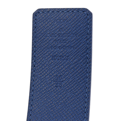 Louis Vuitton Monogram Taigarama 40mm Reversible LV Initiales Belt 90 36 Cobalt Blue 6 of 7